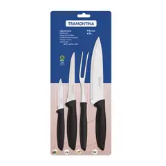 TRAMONTINA - Juego de Cuchillos 4 piezas Acero Inoxidable