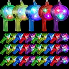 GENERICO - Silbatos con luces pack x 12 unid.