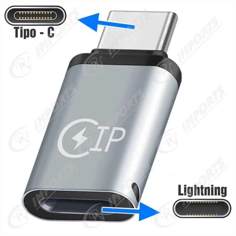 Adaptador Lightning a Usb Tipo C para Carga y Datos No Audio o Micro