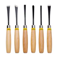 STANLEY - Formones para tallar Juego de 6 Gubias