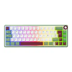 ROYAL KLUDGE - Teclado Mecánico Español Rk R65 Green Chartreuse switch