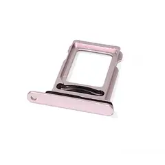 GENERICO - Repuesto Bandeja SIM IPHONE 15 PLUS - DUAL SIM ROSA
