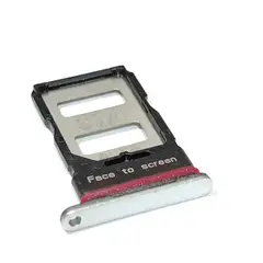 GENERICO - Repuesto Bandeja SIM POCO F5 PRO - DUAL SIM BLANCO PLATEADO