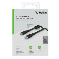 BELKIN - CABLE USB C POR AMBOS LADOS 100 W DE 2 METROS