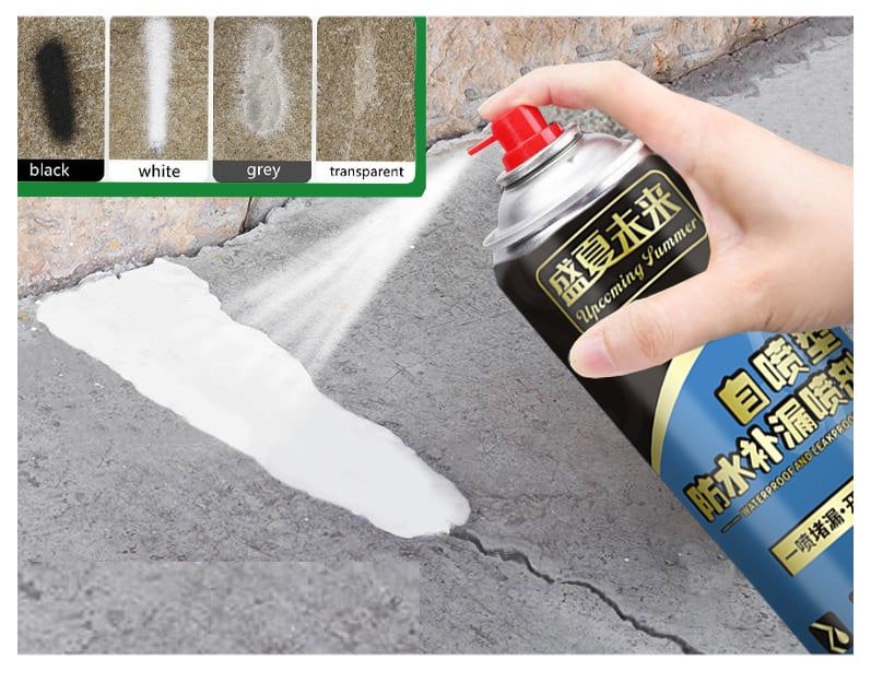 Sellador en Spray de Grietas Roturas PVC Relleno Cemento Impermeable