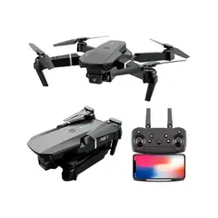 GENERICO - Drone E88 WiFi Doble Camara 4K + Estuche y Accesorios