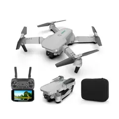 GENERICO - Drone E88 WiFi Doble Camara 4K + Estuche y Accesorios.