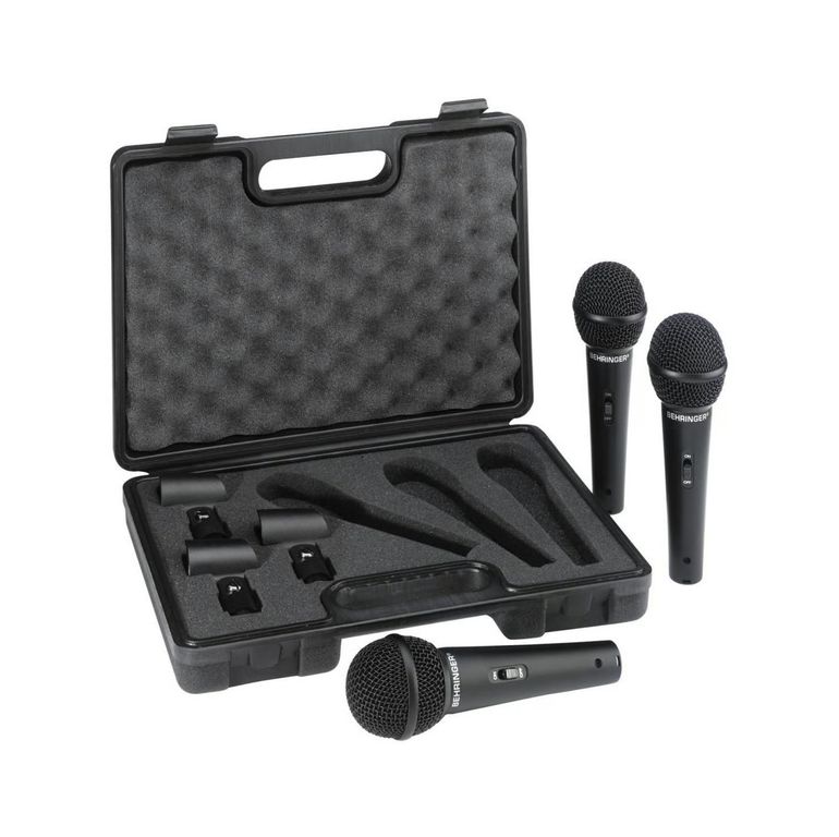 Microfonos XM1800S set de 3 Profesional Dinamicos