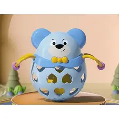 GENERICO - Sonaja porfiado para bebes - Oso celeste