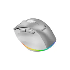 GENIUS - MOUSE ERGO 9000S PRO RECARGABLE INALAMBRICOBT SILENT PLATA