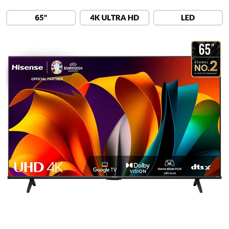Televisor 65 Pulg. LED Smart VIDAA Tv UHD 4K 65A6N (2024)