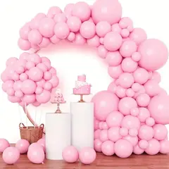KTK - Bolsa de Globos Látex Pastel 12 Rosado de 100un