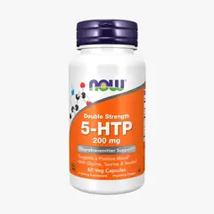NOW - 5 HTP Double Strength - 200 mg 60 Veg caps