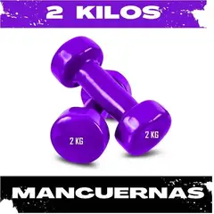 GENERICO - Mancuernas par 2 kg MORADO