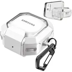 GENERICO - Funda transparente para Samsung Galaxy Buds Live - Blanco