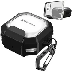 GENERICO - Funda transparente para Samsung Galaxy Buds 2 - Negro