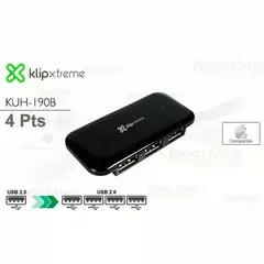 KLIP XTREME - HUB USB 4pt KLIP Extreme KUH-190B Mini Negro