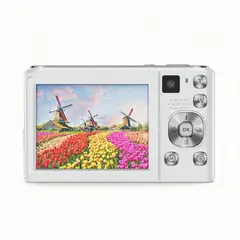 RENVMEXY - Cámaras digitales 4K 48MP DC308 Blanco 64GB