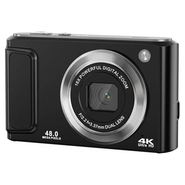 Cámaras digitales 4K 48MP DC308 Negro 64GB