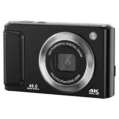 RENVMEXY - Cámaras digitales 4K 48MP DC308 Negro 64GB