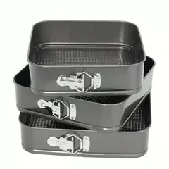 IMPORTADO MC - Set de 3 Moldes Desmoldables Para Keke Pastel C