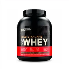 OPTIMUN NUTRITION - Proteína Gold Standard Whey 5lb - Optimum Nutrition - Double Rich Chocolate