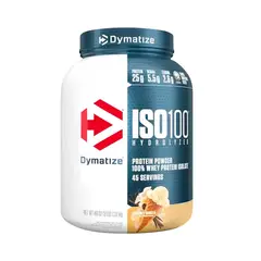 DYMATIZE - Proteína aislada ISO 100 5lb - - Vainilla