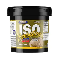 ULTIMATE NUTRITION - PROTEÍNA AISLADA ISO SENSATION 5LB VAINILLA -