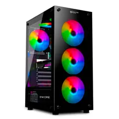 CYBERTEL - Case Gamer Enkore Falcon Enc 5000 Rgb 4 Fan Usb 3.0