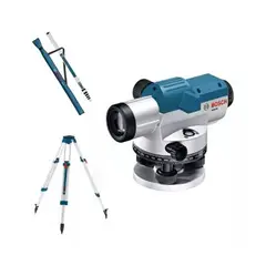 BOSCH - Nivel Optico GOL 26 D 100m + Tripode BT160/Regla GR500