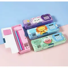 GENERICO - Cartuchera con calculadora y tajador