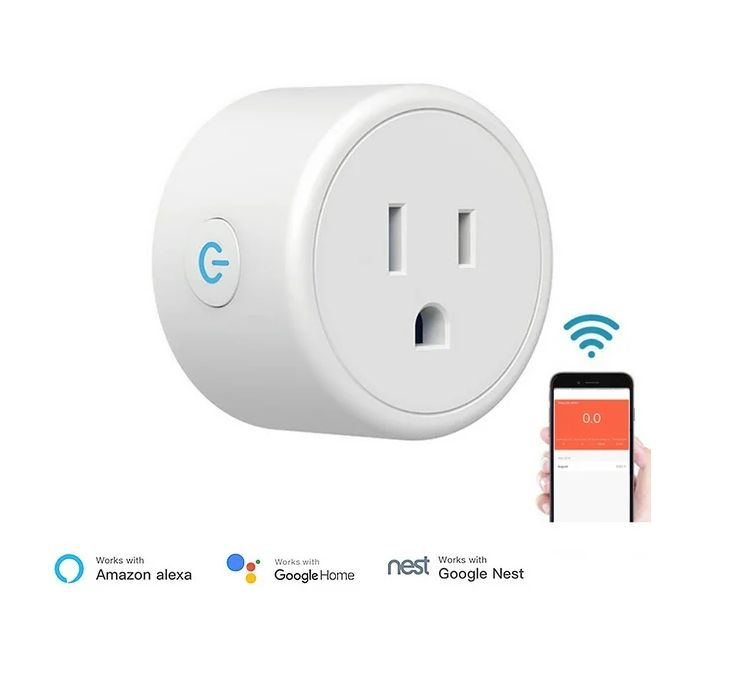 Enchufe Eléctrico Inteligente Smart Wifi Con Control De Voz