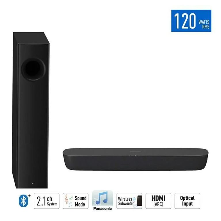Barra de Sonido 120Watts SC-HTB250 Negro