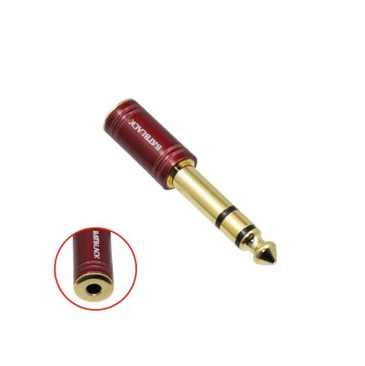Adaptador Jack Stereo 35mm a Plug Stereo 63mm LB2036-2