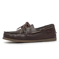 SHANDIAN - Zapato Formal Hombre Cuero Marrón