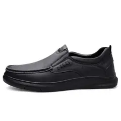 SHANDIAN - Zapato Formal Hombre Cuero Negro