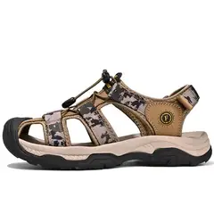 SHANDIAN - Sandalia de Trekking Para Explorar con Estilo Hombre Negro