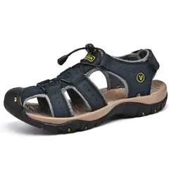 SHANDIAN - Sandalia de Trekking Para Explorar con Estilo Hombre Negro