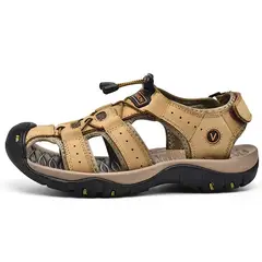 SHANDIAN - Sandalia de Trekking Para Explorar con Estilo Hombre Negro