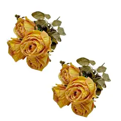 FLORIPA - Pack de 2 Bouquets De Rosa En Boton 8221-AM FLORIPASTORE