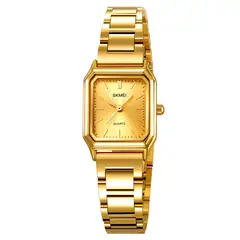 SKMEI - RELOJ 2237 DORADO CORREA ACERO PARA MUJER
