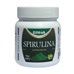DINOA - Spirulina Polvo 80gr -Energía Inmunidad y Nutrición