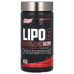 NUTREX RESEARCH - Quemador Nutrex Lipo 6 Black Ultra Concentrate 60 caps