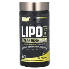NUTREX RESEARCH - Quemador Nutrex Lipo 6 Black Intense Ultra Concentrate 60 caps