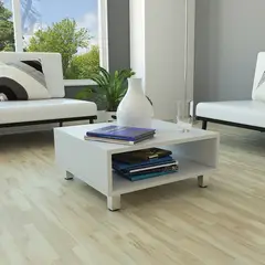 AMUEBLE - MESA DE CENTRO MELAMINA * quentum * BLANCO