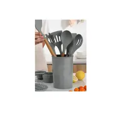 GENERICO - SET DE UTENSILIOS DE SILICIONA - PLOMO