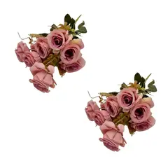 FLORIPA - Pack de 2 Bouquets De Rosas Envejecidas BG409017E-MO FLORIPASTORE