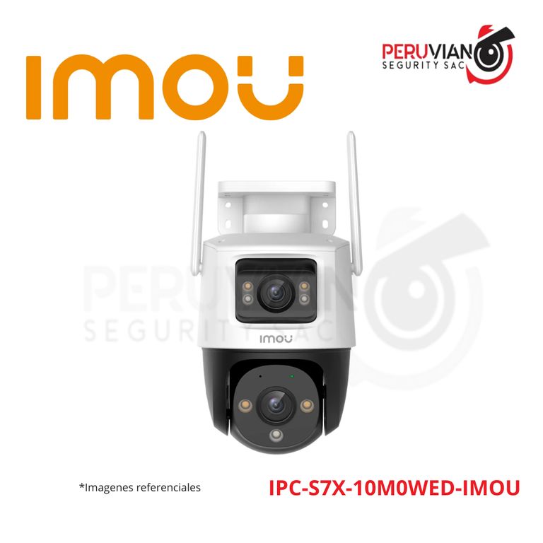 CRUISER DUAL 10MP DOMO EXTERIOR 3K FULLCOLOR IPC-S7X-10M0WED-IMOU