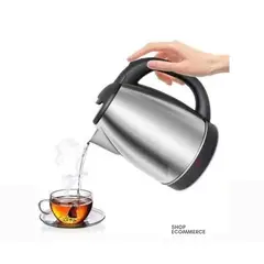 GENERICO - Hervidor eléctrico 1.8 L acero inoxidable