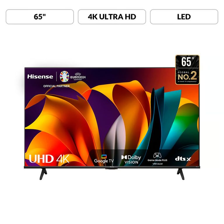Televisor Led 65 Smart UHD 4K Google Tv 65A6NA (2024)